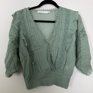 ASTR Sage Green Top